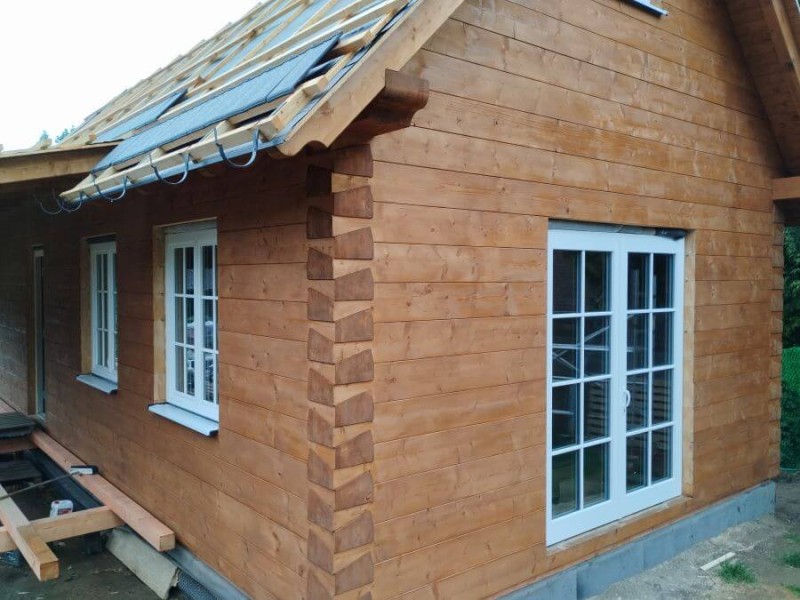 Montáž dřevěných eurooken do dřevostavby na Berounsku